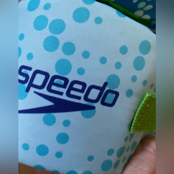 Speedo Blue and Green Kids Swim Vest Speedo Puddle Jumper NWT 30-50 pounds - Picture 3 of 6